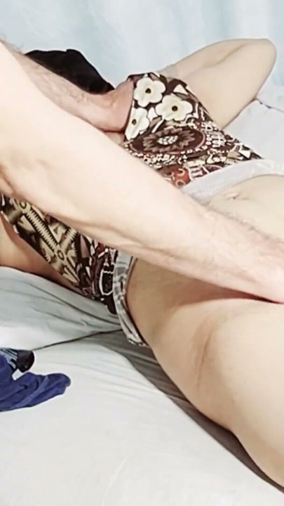 hijab wearing my hot girlfriend pussy fucking with dildo while i fingered her pussy and she gave me handjob | Clip 1