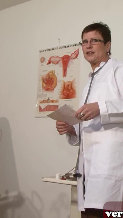 German wife doctor persuades to have sex in the doctor's office | Clip 1