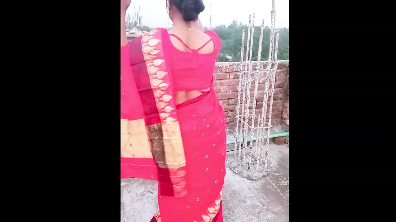 I fucked my indian Deshi village wearing a red saree…Part – 02