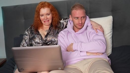 Don't watch porn with your friend's stepmom! Family anal therapy