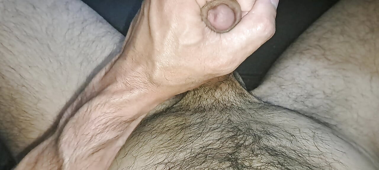 Cumshot control while watching porn.