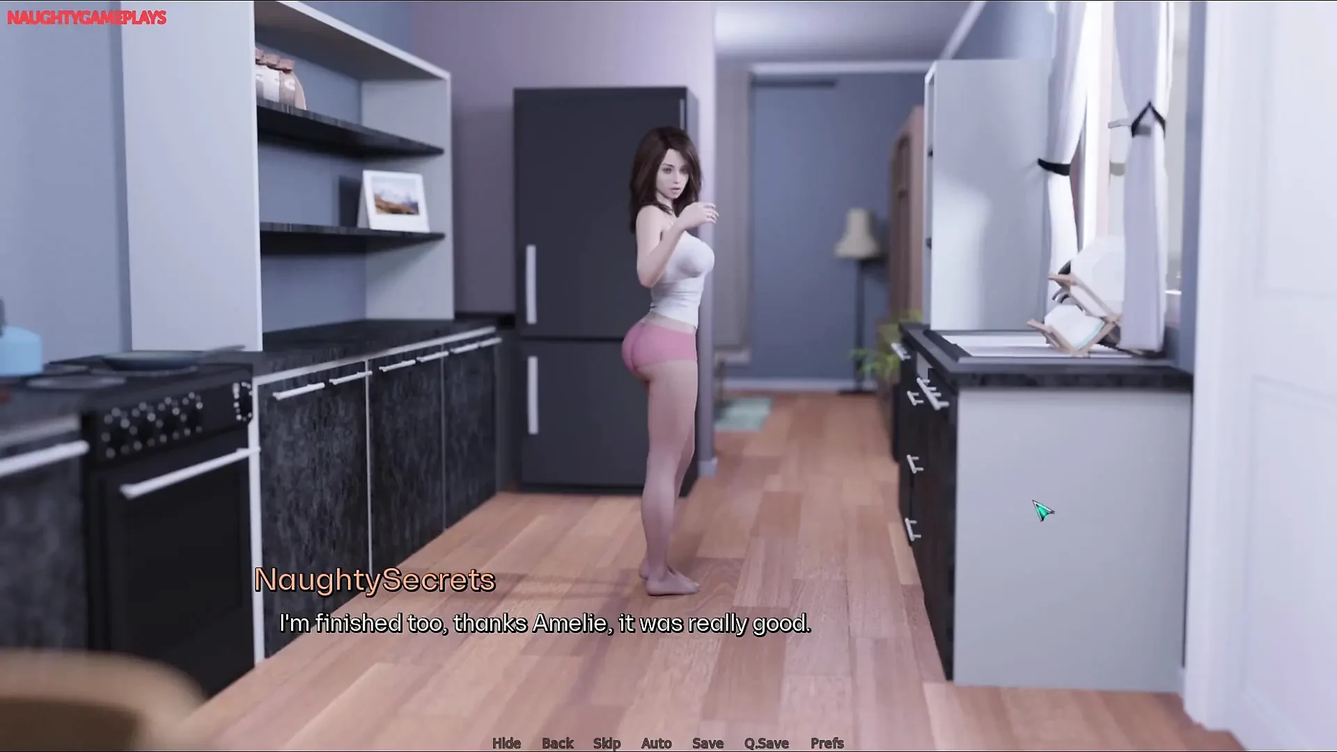 Njegova devojka uživa u jebanju svaki put kada je ostavi samu kod kuće - hp 23 3D porno igra