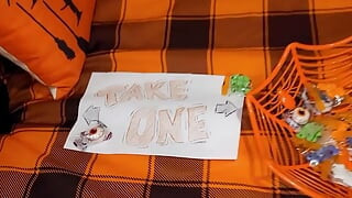 Halloween Holes- Pussy and Ass Fucked POV BBC