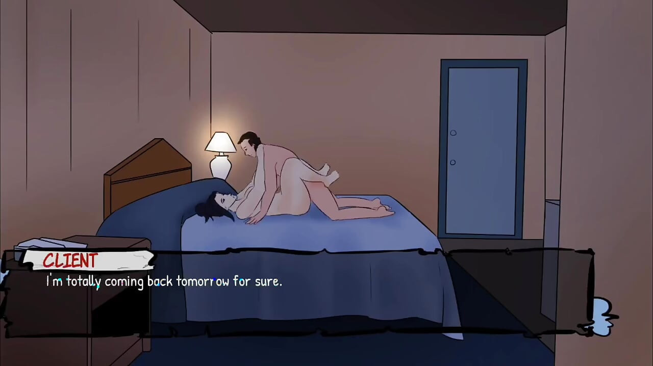 Cewek seksi toket besar dan pantat montok lagi asik ngentot sama kliennya - gameplay