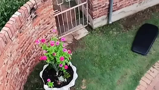 Drone'mla uçarken komşularımı sikişirken yakaladım