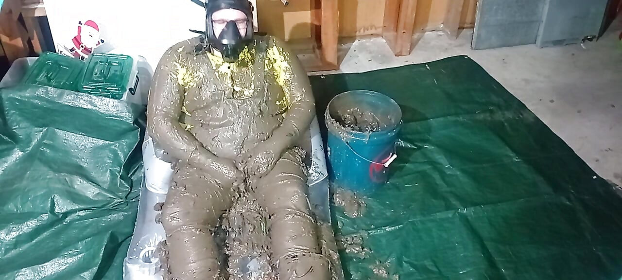 Latex Biohazard Drone Smearing Mud