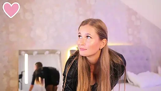 Showed Her Tight Pussy