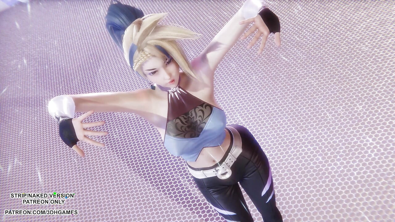 MMD Aespa - драма - Akali Sexy Kpop, танец лиги легенд, хентай без цензуры 4K 60FPS