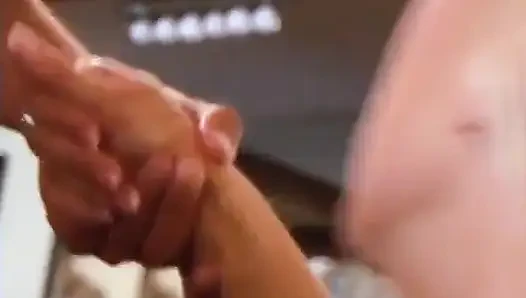 Big cock guy loves to fuck a sexy blonde slut in her perfect little pussy hole