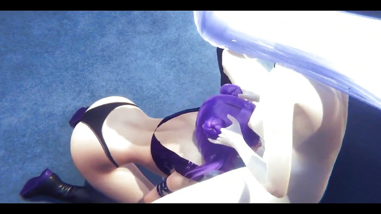 Lol kda hentai - evelynn futa kaisa'nın götünü sikiyor ve sakso çekiyor - Japon Asyalı manga anime oyunu porno