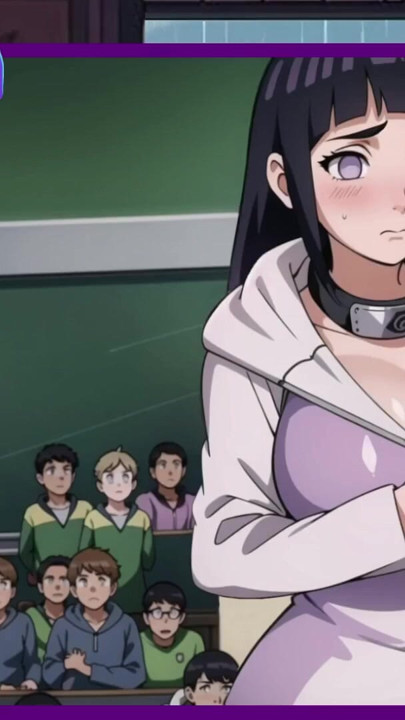 HINATA the TEACHER of the academy. She unzips her and exposes her breasts. Shinobi Secrets 14 | Clip 1