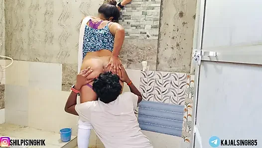 My Stepfather's Stepson Grabbed Me in the Rooftop Bathroom and Fucked Me. He Absolutely Wrecked My Pussy.