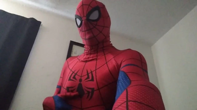 Spiderman in the morning