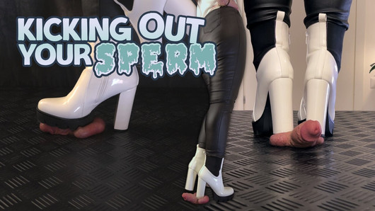 सफेद टैंक जूते सबसे अच्छे लंड और गेंदों के नुकसान के लिए बनाए गए - लंड अंटे रौंदने, जूते से चुदाई, बूटजॉब, सीबीटी, अंटे फोड़ना, स्टॉमपिन