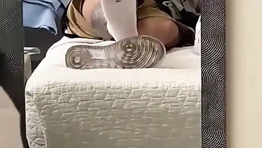 My Slave Adores My Sweaty Feet on My Vacation in Cartagena