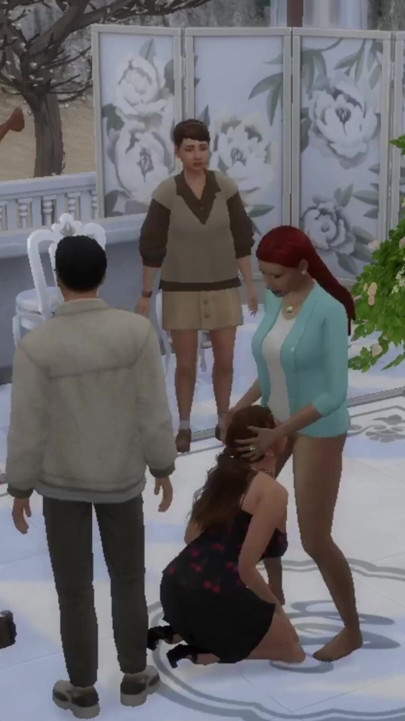 The Blissful Simmers_Wedding after party turned sex party | Clip 1