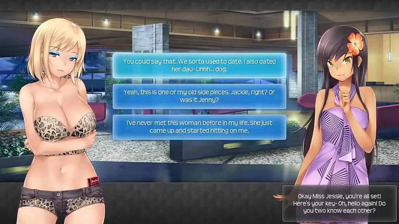 Huniepop 2 - Encontro Duplo - Parte 6 Tesão lingerie babes por Loveskysan