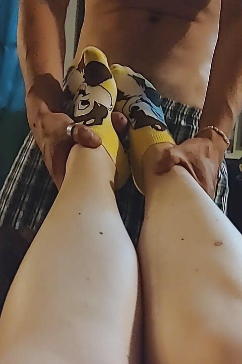 #2 Disney Sockjob Sock Footjob - Chip Sock Job - Cartoon Sock Handjob Cum