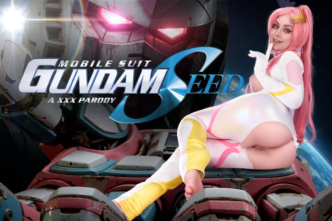 VRCosplayX Jewelz Blu kao Lacus Clyne iz mobilnog odela gundam seme je tako željno vama