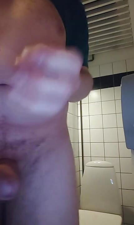 Masturbating with a used condom