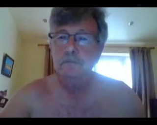 grandpa cum on webcam