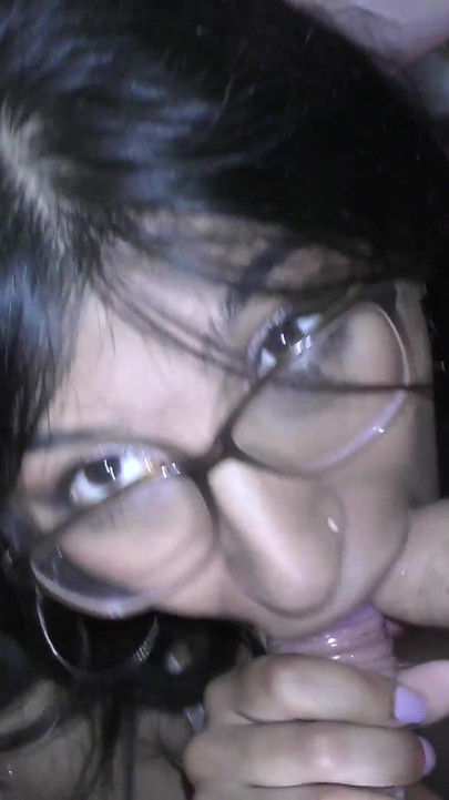 Two Stunning Looking Babes Eating All the Cum From Multiple Dick's