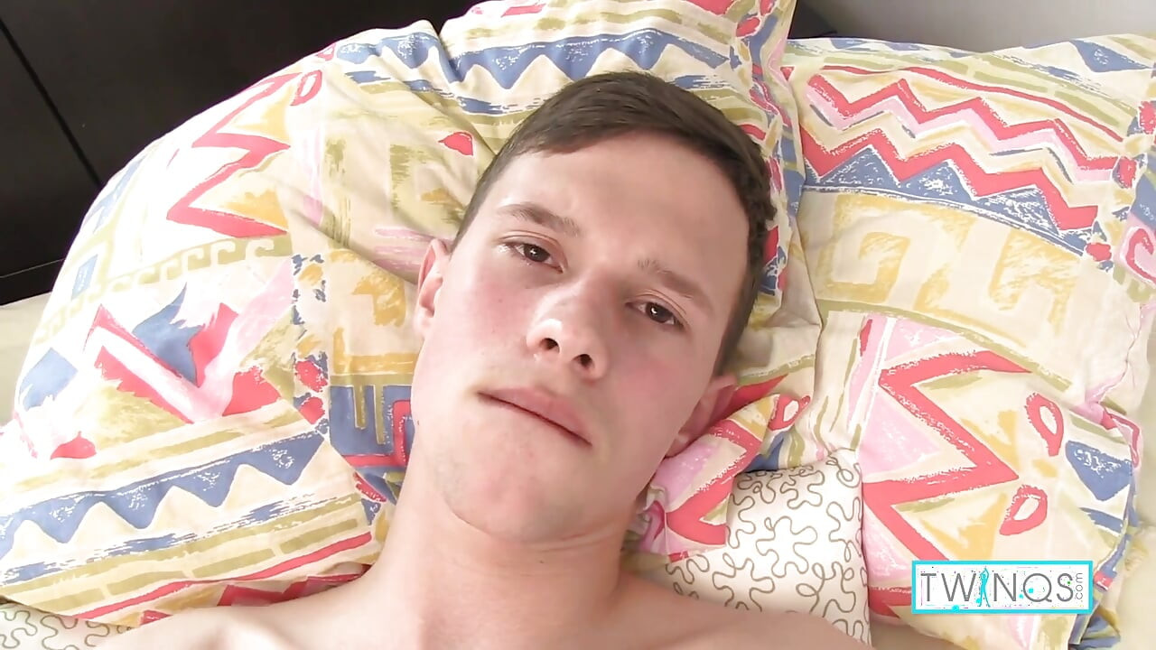 Hot boy Aaron masturbates and cums after finger fucking!