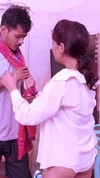 Stunning moment from "Beautiful Madam Amazing Threesome Sex! Indian Threesome Sex"