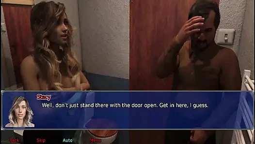 The office wife #20 - A Stranger cum all over Stacy's ass.