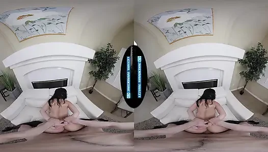 СМЕРТЕЛЬНЫЙ ХАРДКОРНЫЙ VR - грудастая ALEXA CHAINS поклоняется твоему члену в VR