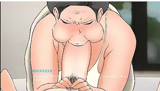 Plowed  - gameplay - roleplay - granny sucking and drinking cum