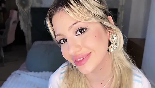 Godain bibir sensual & transformasi lipstik - close up - fetish bibir