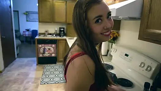 Naughty GF convinced to cheat