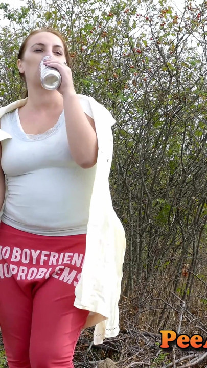 Pissing on a muscles of ants huge volume