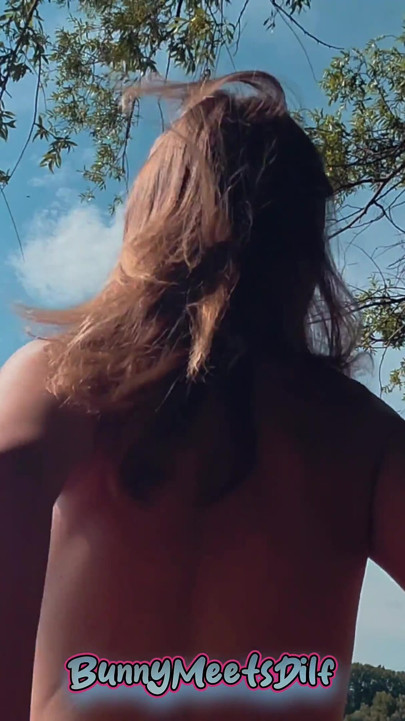 Almost Caught on the Nudist Beach Blowjob, Riding & Doggy POV