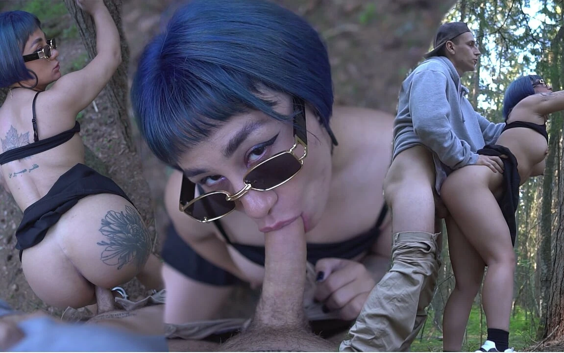 Красотка сосет хуй шерифа на свежем воздухе и ебется с парнем Красотка сосет хуй шерифа на свежем воздухе и ебется с парнем