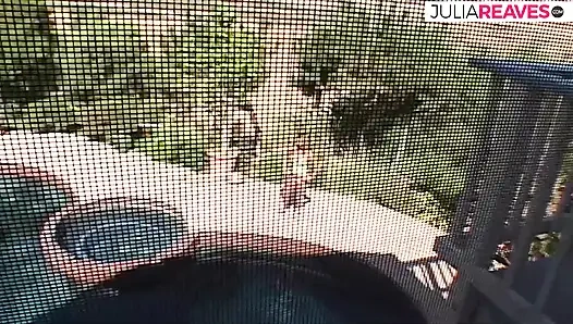 Hot girls fuck each other with a massive strap-on dildo