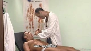 Guy goes to the doctor for a hardcore checkup