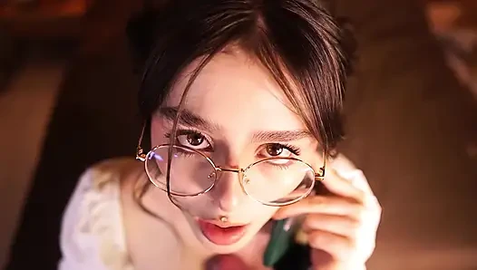 My gothic stepdaughter wants my big cock