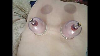 Suction cups and  red panties