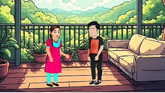 Toket besar bhabhi India disetubuhi sepanjang malam oleh paman tetangga