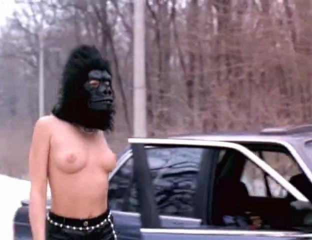 Jacqueline Lovell cute in a hideous mask