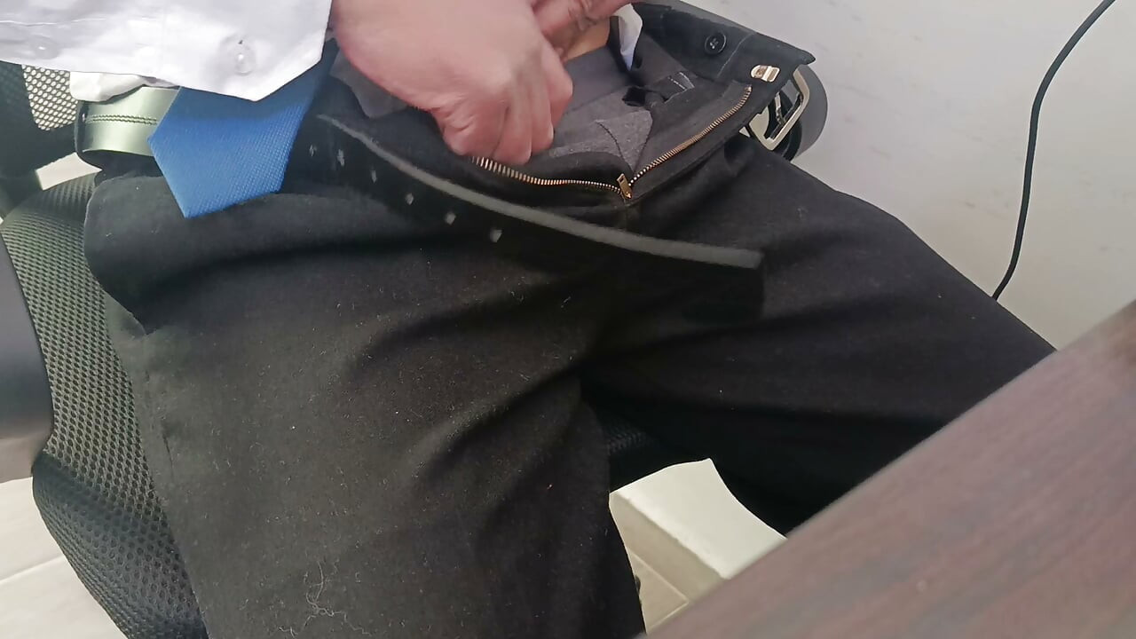 Masturbating in the office