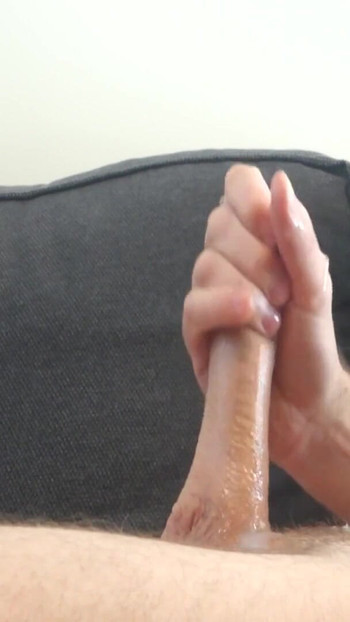 Captivating moment from "Enjoying an Automatic Male Masturbator until cumshot"
