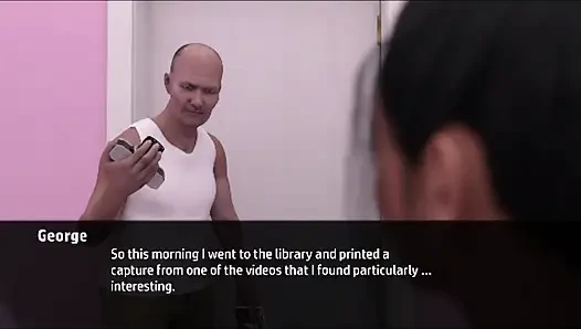 Orta yaşlı seksi kadın #1: Julie George'a oral seks yaptı