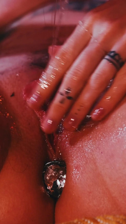 Cinematic 6K Masturbation, ASMR Orgasm, Plugged & Dripping Wet | Clip 1