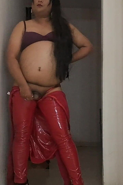 Asthetic Latex Red Doll Looking to Collbarate Entertain You