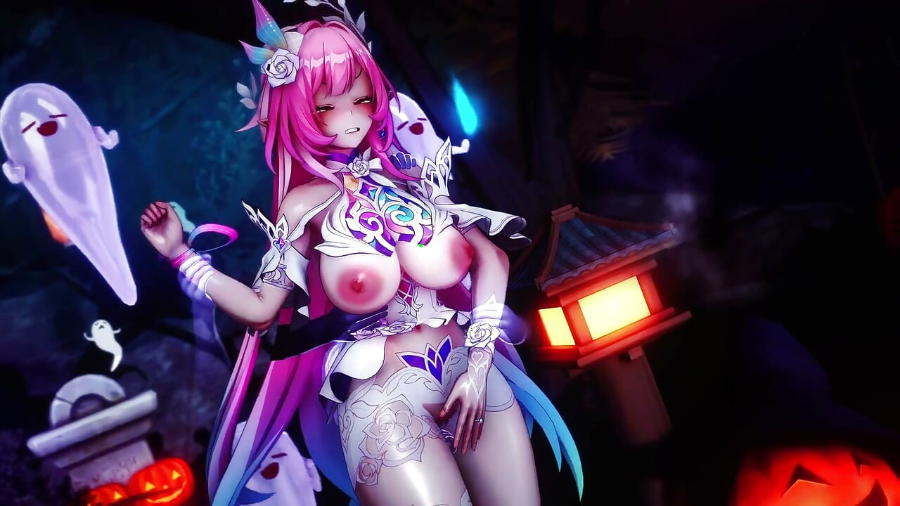 Honkai Star Rail - Cyrene bị một hồn ma Halloween đụ và chảy tràn tinh dịch - 3d hentai animation