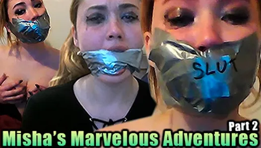 Blond Uk Amateur Slut Misha Mayfair Gagged With Duct Tape, Smelly Socks And Dirty Panties