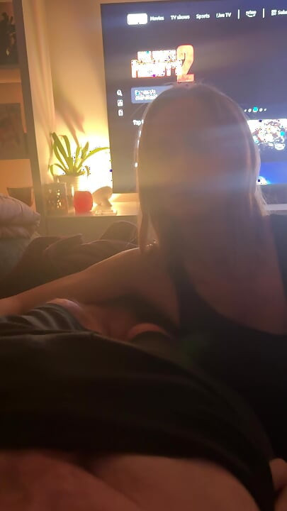 Hot Milf sucks cock, rough cum in mouth